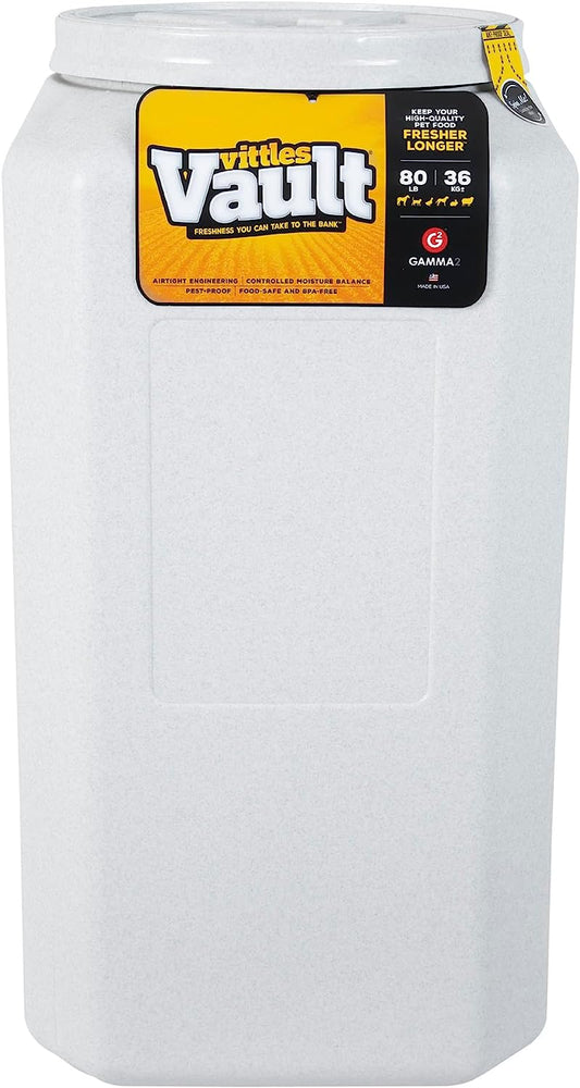 Vittles Vault Pet Food Storage Containers - Sealed Dog and Cat Food Storage Container, Fits up to 80Lbs, Made in the USA - [14" L X 28" H]